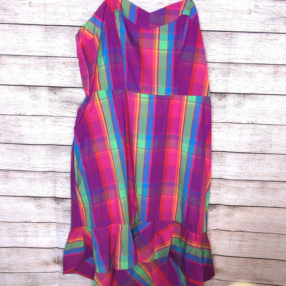 A New Day NWT Multi Color Spaghetti Strap Dress